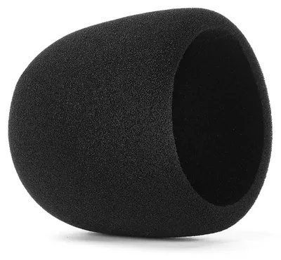 Produktbild von INF Schaum-Windschutz Popfilter für Blue Yeti Mikrofon Schwarz 8cm Podcast
