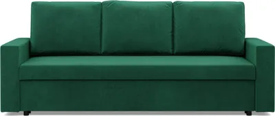 Produktbild von Sofa mit Schlaffunktion NEO, Wohnzimmer Couch 3-Sitzer 220x92cm, Grün Samstoff