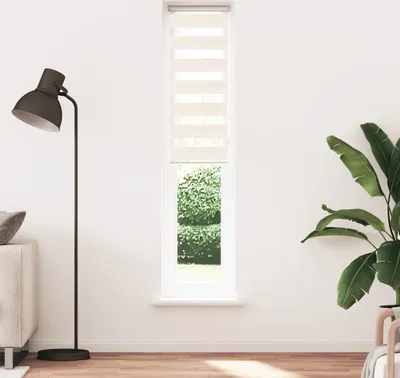 Produktbild von Doppelrollo Marmorbeige 45x200 cm Stoffbreite 40,9 cm Polyester