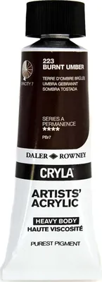 Obrázok produktu pre Daler Rowney Cryla Artists’ Akrylová farba Burnt Umber 75 ml 1 ks