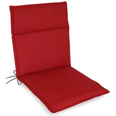 Produktbild von Herlag Niedriglehner Gartenstuhlauflage Bea 100x50x4,5cm Wasserabweisend Fleckschutz Rot