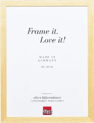 Obrázok produktu pre Effect drevený fotorámik Profil 2210 prírodný 20 x 20 cm s akrylovým sklom