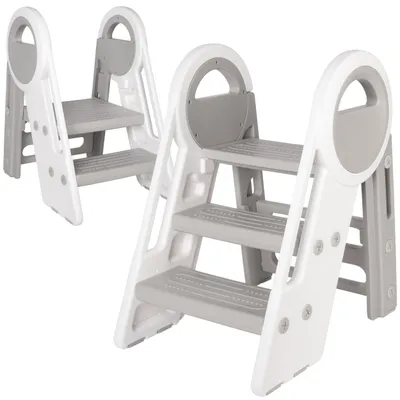Klappbarer Kinder-Tritthocker, höhenverstellbar, 75 kg, rutschfest