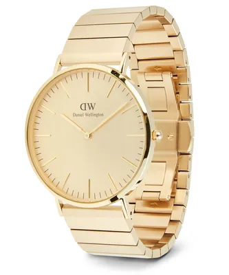 Produktbild von Daniel Wellington Herrenuhr Daniel Wellington Classic 40 Gold Piano 40 Herrenuhr DW-DW00100779