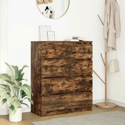 Zdjęcie produktu dla vidaXL Kredens dąb wędzony 80x35x99 cm materiał drewnopochodny