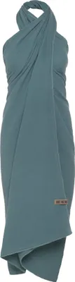 Produktbild von Knit Factory Liv Pareo - XL Musselintuch - Strandtuch - Stone Green - 180x130 cm