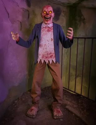 Produktbild von Animatronic Deko Zombie mit Licht und Soundeffekt 215 cm -