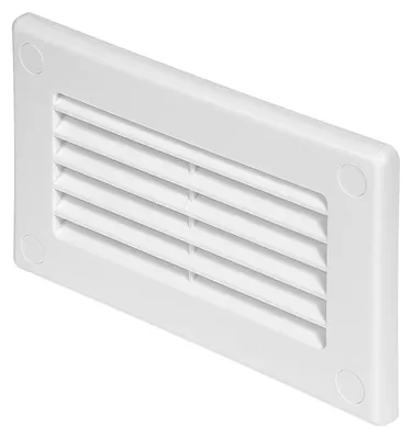 Produktbild von Awenta KP204-30 Gitter f. Flachkanal 60x204 weiß – Lüftungsgitter für Flachkanal 60 x 204 mm