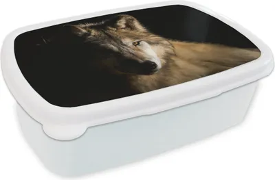 Obrázok produktu pre KitchenYeah® Lunchbox Snack Box 17x11 cm Polarwolf Kids Snack Box - Obedový box - Deti - Sendvičový box - Školský box - Obedové boxy
