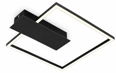 Productafbeelding van LED plafondlamp Briloner, 12W, 1400 lumen, 3000K, zwart