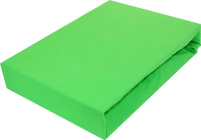 Produktbild von Spannbettlaken 70x180cm GRÜN Jersey Spannbetttuch 100% BAUMWOLLE Bettlaken Laken
