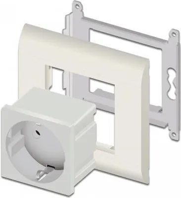 Image de Delock Easy 45 Schutzkontakt-Steckdose 45 x 45 mm 10 Stück (81320)