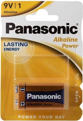 Produktbild von Panasonic - Alkaline 9-Volt Batterie - 6LR61