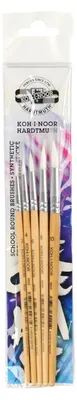 Produktbild von Rundpinsel- Set "SYNTHETIC" 5er Set