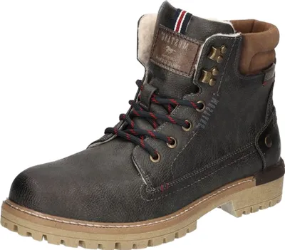 Zdjęcie produktu dla Mustang męskie sznurowane buty za kostkę z ciepłą podszewką 4142-602 , rozmiar:45 EU, kolor:Szary