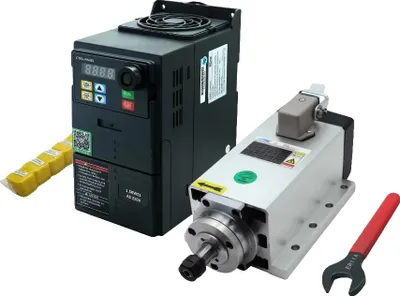 Produktbild von CNC-Spindelmotor, 24000 U/min, kompatibel mit ER11 Spannzangen, 220v
