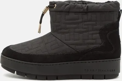 Image de Tommy Hilfiger Bottines pour femmes FW0FW07637 BDS Couleur : Noir Taille : 39