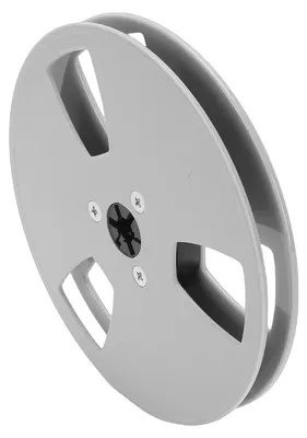 Produktbild von Leere Tonbandspule, 1/4–5 Zoll, passend für TEAC-Spulenbandgeräte, Vintage-ABS-Spulenband, leere Spule mit 3 Löchern, grau