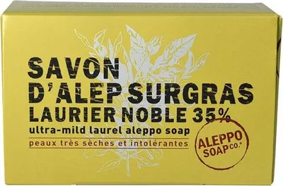 Produktbild von Aleppo Soap Co Aleppo-Seife 35 % Lorbeer, Schachtel (150 g)