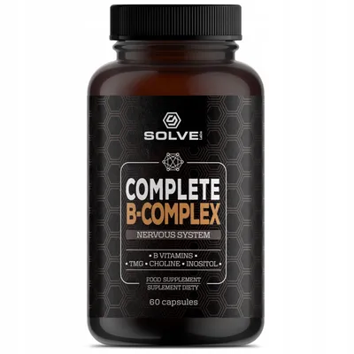 Produktbild von SolveLabs Kompletter B-Komplex 60 Kapseln