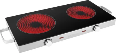 Produktbild von Profi-Cook® Infrarot-Doppelkochplatte | Energiesparende Herdplatte | kratzfeste Glaskeramik | für alle Topfarten | 2800 W | PC-DKP 1211