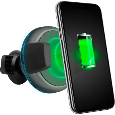 Produktbild von SBS TESUPROUNDWIR10W, Auto, USB, 9 V, Kabelloses Aufladen, Schwarz