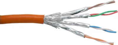 Imagen del producto de InLine 76499O, 100 metros, Cat6, S/FTP (S-STP), color naranja