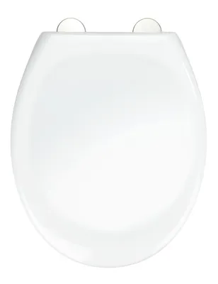 Image de WENKO Siège de WC Abattant de toilettes automatique Siège de toilettes blanc IOS
