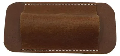 Lederholster für Klappmesser, braun, 117 mm, für Gürtel bis 45,8 mm