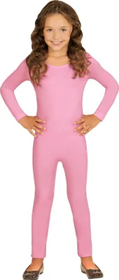 Produktbild von Langer Body rosa Kindergröße: 140-152