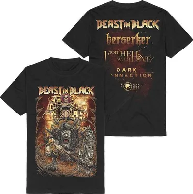 Produktbild von Beast In Black T-Shirt Herren 10th Anniversary schwarz S