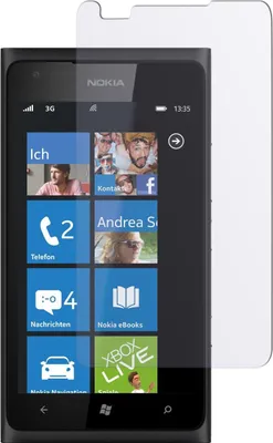 Produktbild von 2er-Pack PhoneNatic Displayschutzfolien klar  kompatibel mit  Nokia Lumia 900
