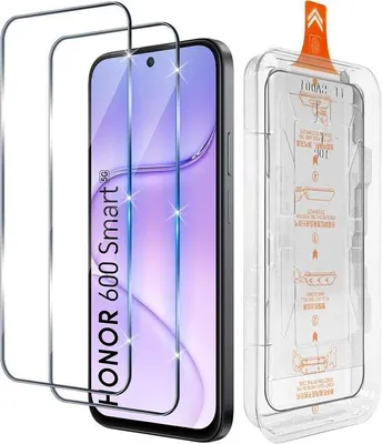 Productafbeelding van Beschermfolie voor Honor 600 Smart 5G - 2 stuks - gehard glas - anti-kras en luchtbelvrij