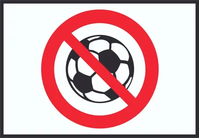 Produktbild von Ballspielen verboten Symbol Schild A0 (841x1189mm)