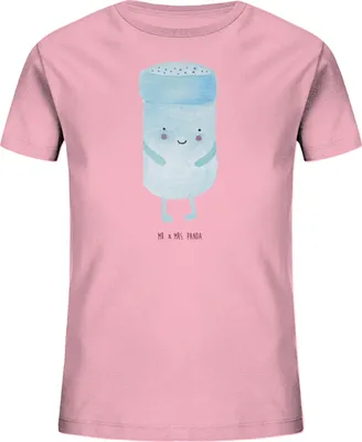 Produktbild von Mr. & Mrs. Panda Kleinkinder T-Shirt Beste Freunde Salz 5-6 Jahre (110/116) - Baumwolle Pink - Geschenk, Kindershirt, Teenager, Lustige Sprüche, Shirts für Kinder, Kleinkind