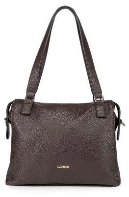 Productafbeelding van L.CREDI handtas schoudertas Savera Handbag Chocolate donkerbruin