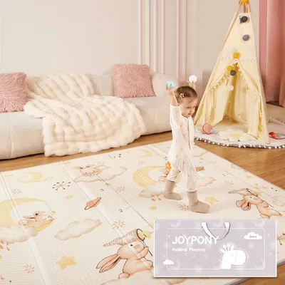 Zdjęcie produktu dla Solidchoice - Duża, składana mata do zabawy dla dzieci, z właściwościami wodoodpornymi
