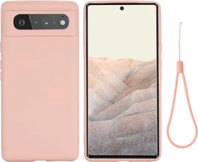 Immagine prodotto di Cover per Google Pixel 6 custodia del telefono cellulare custodia in silicone cover paraurti rosa opaco