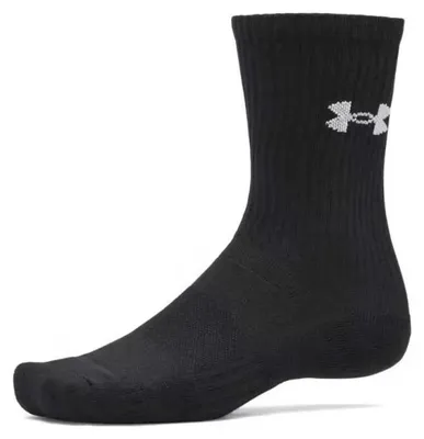 Obrázek produktu pro Ponožky Under Armour Performance Bavlna Crew, 3 ks, černé, velikost EU 42–47 1/2, černé, velikost EU 42–47 1/2
