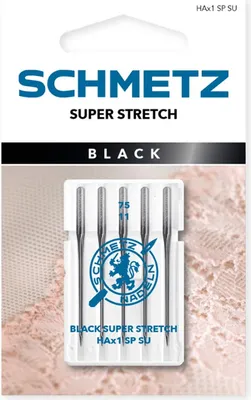 Obrázok produktu pre Ihly pre overlocky HAx1 SP SU VMS 75 BLACK SUPER STRETCH