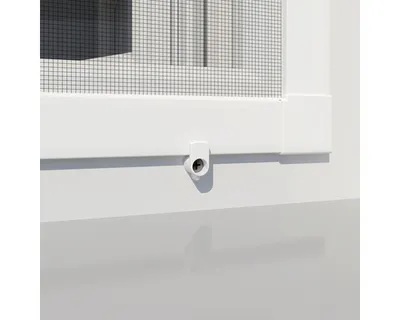 Produktbild von Insektenschutz Windhager Vorreiber Set weiss 4 Stück