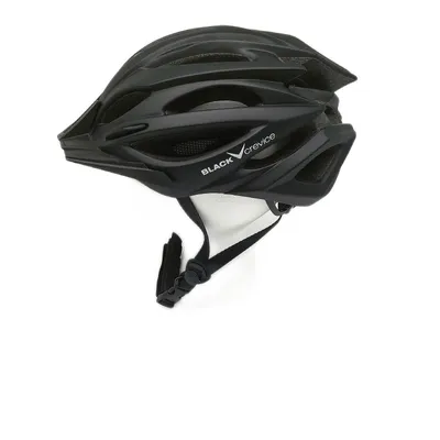 Productafbeelding van BLACK CREVICE - Mountainbike- en fietshelm voor dames en heren | Kleur: Zwart | Maat: M/L (58-61 cm)