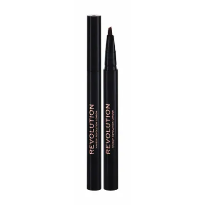 Productafbeelding van Makeup Revolution London Bushy Brow Pen - Donkerbruin, 0,5 ml