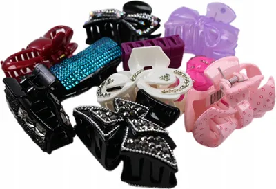 Produktbild von Haarklammern Set 10 Stück - Elegante Haarspangen für Damen - Robuster Haarschmuck Mix