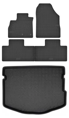 Obrázek produktu pro Gumové autokoberce SolidTread + vana kufru pro: Renault Scenic IV 2016-2022 minivan 5 ks