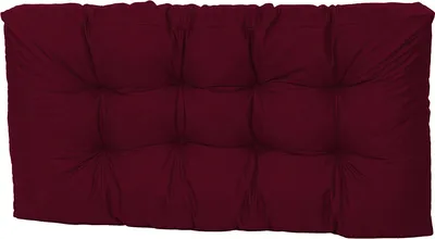 Produktbild von TexDeko Garden Palettenkissen 120x60x18cmgesteppt wasserabweisend UV-beständig, Bordeaux