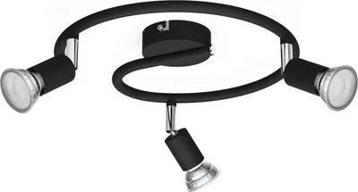 Produktbild von Philips Limbali Decken-/Wandspot, 3x, Strahler Oberflächenbeleuchtung, GU10, 3 Glühbirne(n), LED, 220-240 V, Schwarz