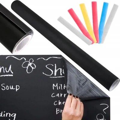 Produktbild von Whiteboard zum Aufkleben + 5 Buntstifte