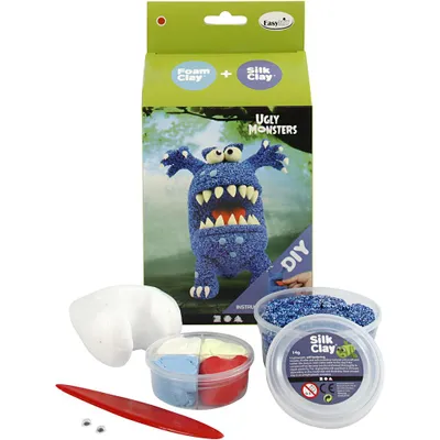 Produktbild von Bastelset Funny Friends Monster, Blau