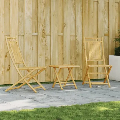 Produktbild von Maison Exclusive - 3-tlg. Bistro-Set Bambus